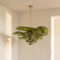 Lustre Ninfea style Murano feuille de lotus – LIVO